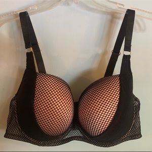 Rougette fishnet bra